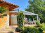 Pergola RAL 7001 v základním provedení s opálovým polykarbonátem