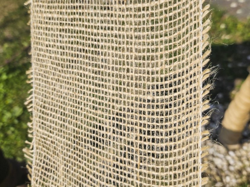 Envoltura natural de yute - Dimensión: 0,15 x 25 m