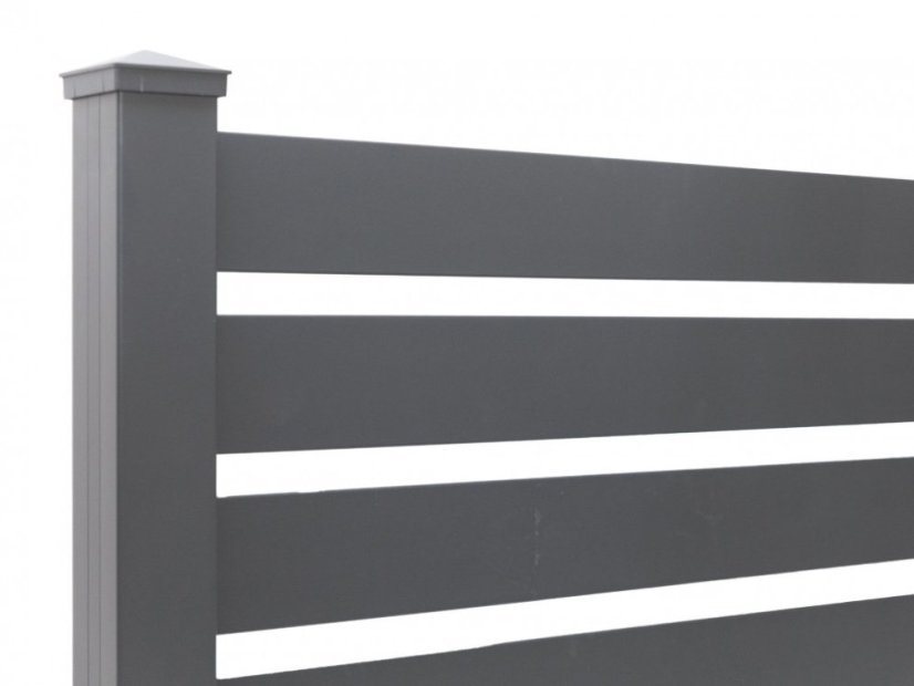 Przęsło aluminiowe szczelinowe - Rozmiar: 2000 x 1000 mm