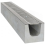 Betonnen lijngoot A15  met verzinkt rooster - Variant: H120, Afmeting: 1000 x 130 x 120 mm