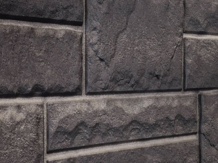 Fassadenverkleidung Cut Stone - Farbe: Smoke White