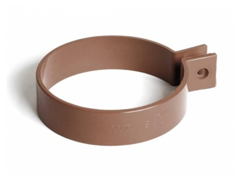 Morsetto di scarico PVC 63 mm - Colore: rosso