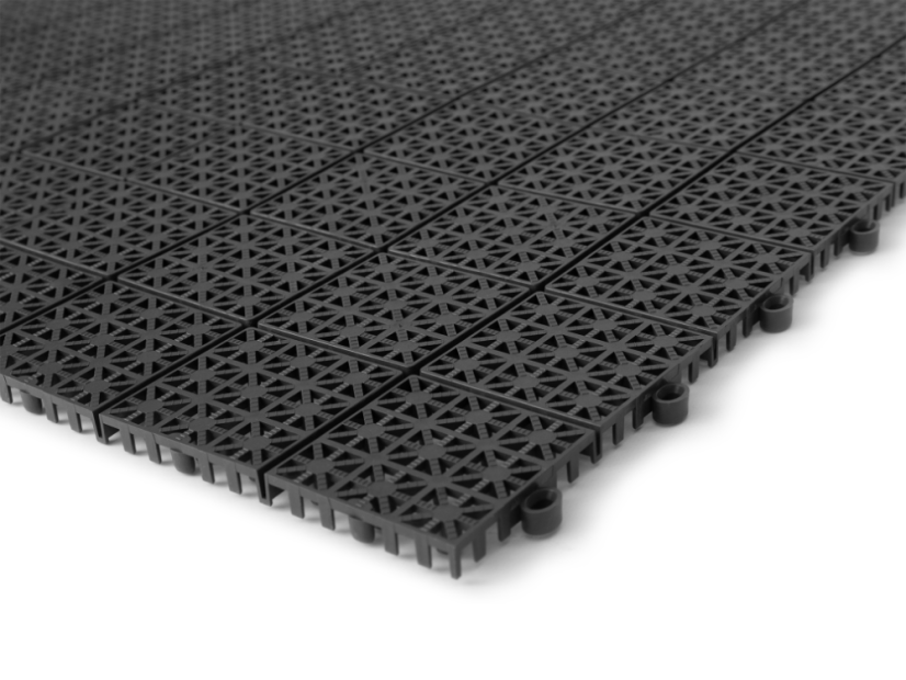 Carrelage de terrasse Duragrid – anthracite