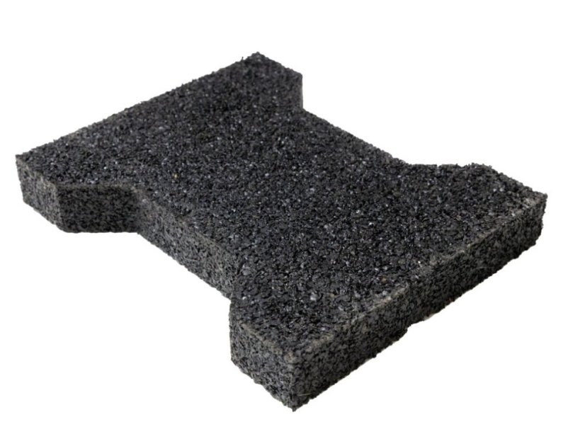 Covernit Gumová dlažba - černá