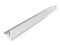 Scossalina frontale UNI con canalina di scolo - Colore: RAL 7024 grafite, Dimensione: 0,45 x 1200 mm