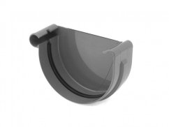 Embout en PVC pour gouttière 125 mm