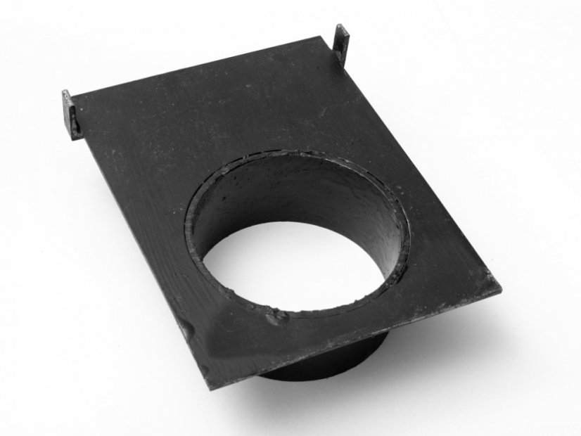 Beton folyóka végzáró kifolyóval - Variáció: H160, Méret: 145 x 160 mm