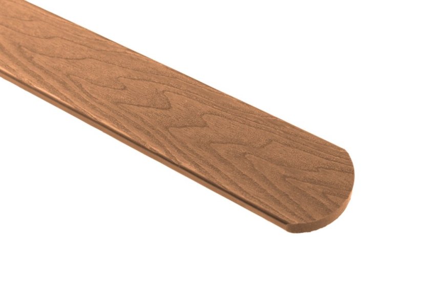 Plotová doska WPC original wood - Varianta: Oblá, Rozmer: 71 x 11 x 800 mm