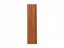 Plechová plotovka Spazio rovná - Rozměr: 100 x 11,5 x 0,9 cm, Barva: zlatý dub
