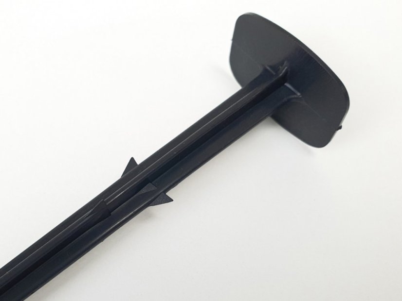 Piquet de fixation en plastique pour toiles de jardin et géotextiles - Taille: 12,5 cm