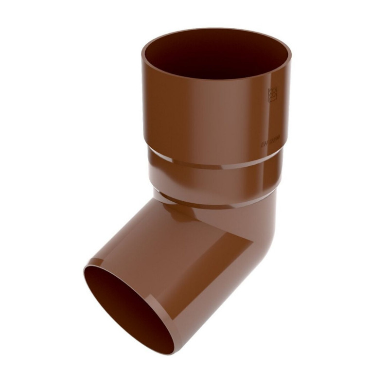 Fallrohrbogen aus Kunststoff 90 mm - Farbe: Anthrazit