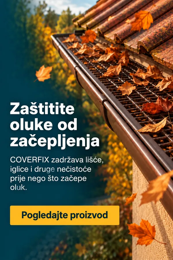 Zaštitna mreža za oluke Coverfix