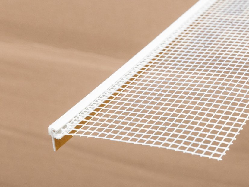 Začisťovací okenný profil APU s perlinkou - Rozmer: 6 x 1400 mm