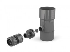 Plastový zberač dažďovej vody PVC 90 mm