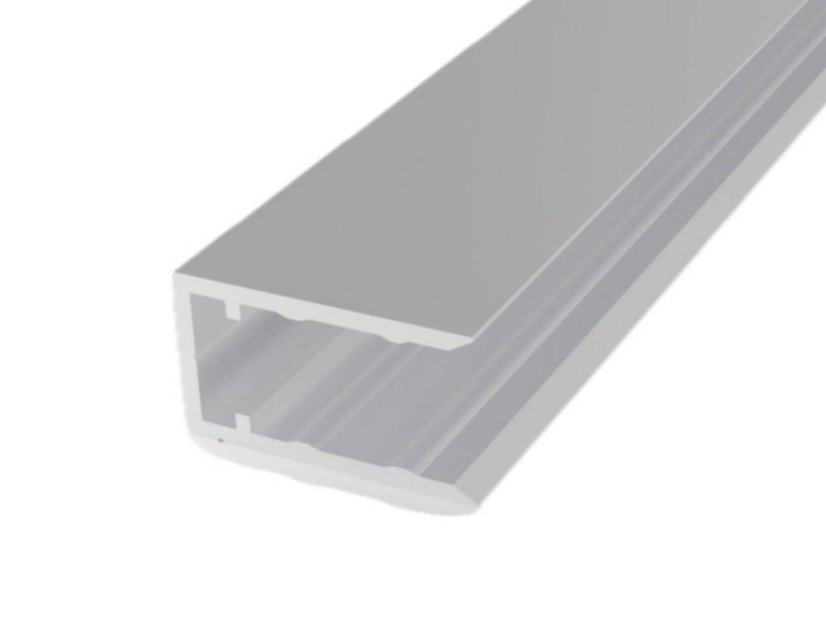 Lemovací profil ALU-U přírodní - Varianta: 10 mm, Rozměr: 6400 x 10 mm