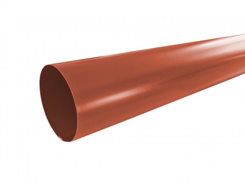 Lakovaný okapový svod 800 mm RAL 3009 červená