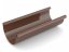 Canale di gronda PVC 100 mm - Colore: antracite, Dimensione: 2 m x 100 mm