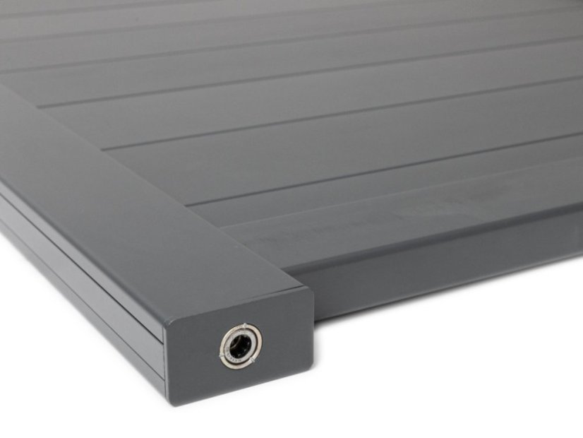 Plotová vstupní hliníková branka plná - Rozměr: 1000 x 1800 mm
