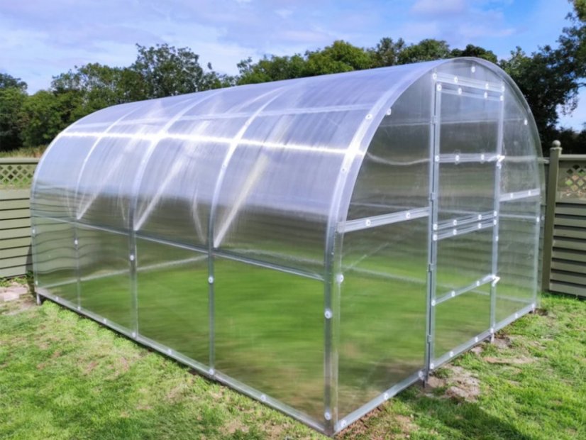 Záhradný skleník z polykarbonátu Baltik - Varianta: Baltik PROFI, Rozmer: 8 x 3 m