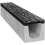 Entwässerungsrinne Beton D400 mit Gussrost - Variante: H400, Breite (cm): 40, Höhe (cm): 40, Länge (cm): 50