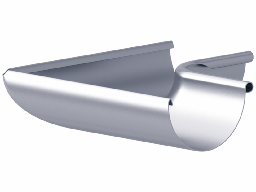 Colțar de jgheab zincat 250 mm - Variantă: interior