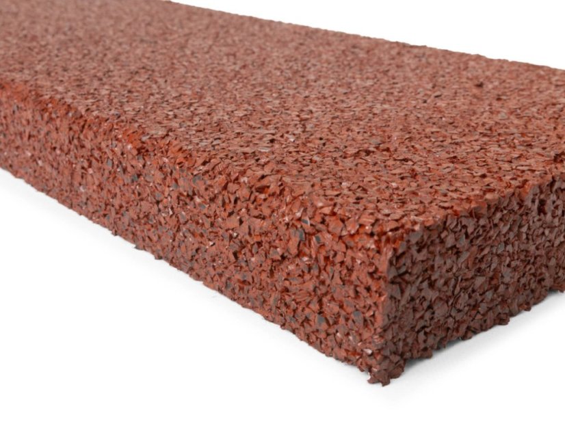 Bordo in gomma - Colore: nero