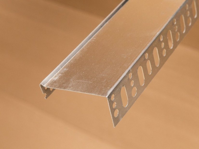 Alumínium lábazati indító profil 1 mm - Méret: 1 x 220 x 2000 mm