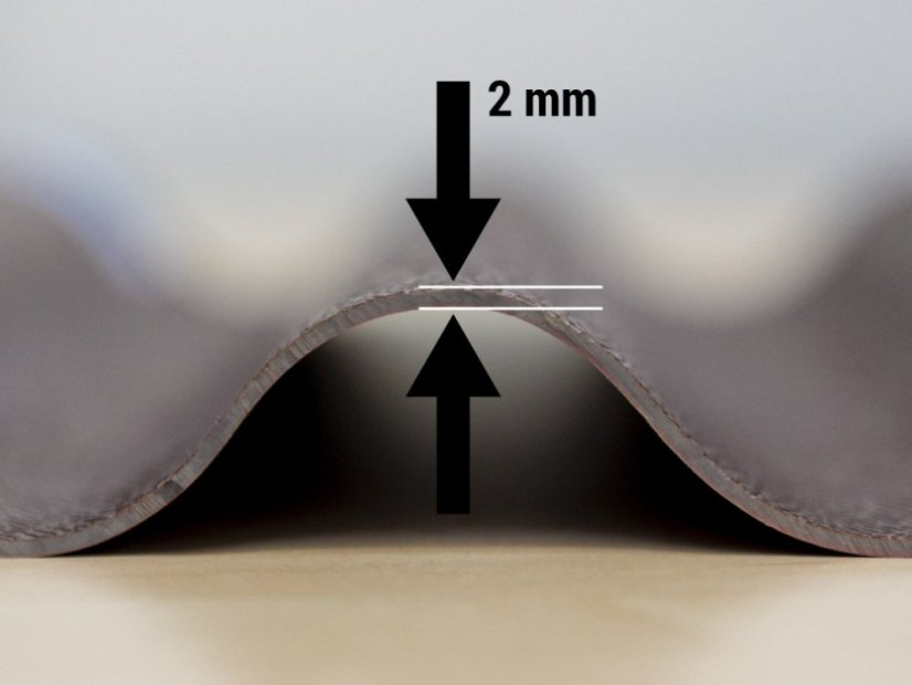 Vlnitá strešná krytina ASA Onduma - Rozmer: 200 x 96 m