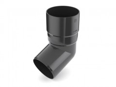 Plastové zvodové koleno PVC 90 mm
