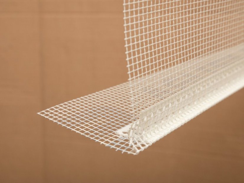 Fensteranschlussprofil LT mit verdeckter Tropfkante und Gewebe