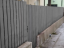 WPC Zaunlatten Brushed grau - Größe: 80 x 12 x 1500 mm
