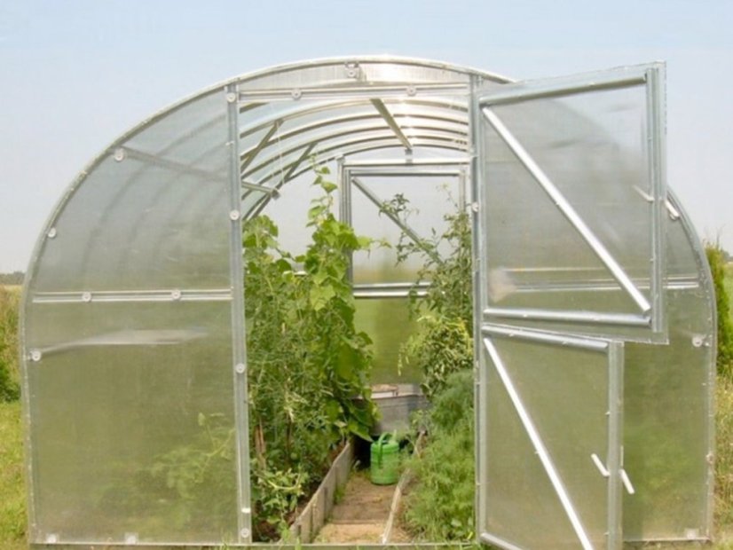 Gewächshaus aus Polycarbonat Classic - Variante: 4 mm, Größe: 4 x 3 m