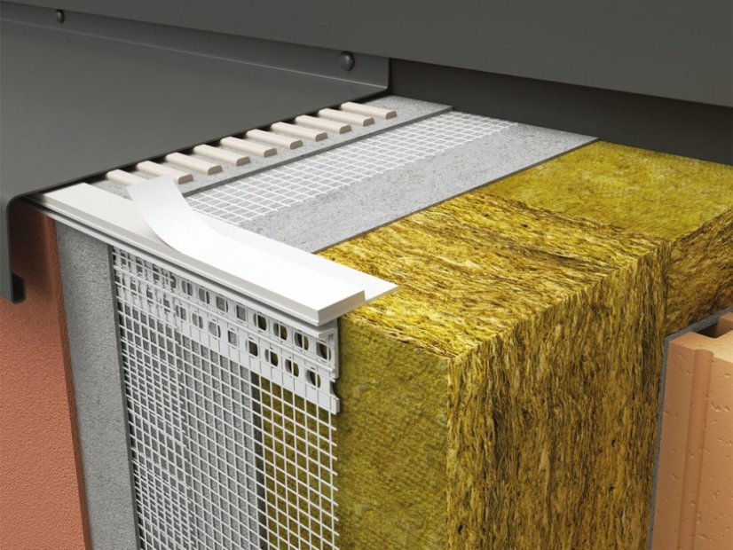 Parapetprofil LTE mit Gewebe