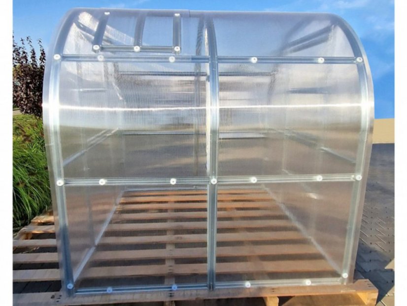 Záhradný skleník z polykarbonátu Classic Mini - Varianta: Mini, Rozmer: 2 x 2 m