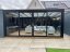 Pergola RAL 9005 s posuvnými dvěřmi