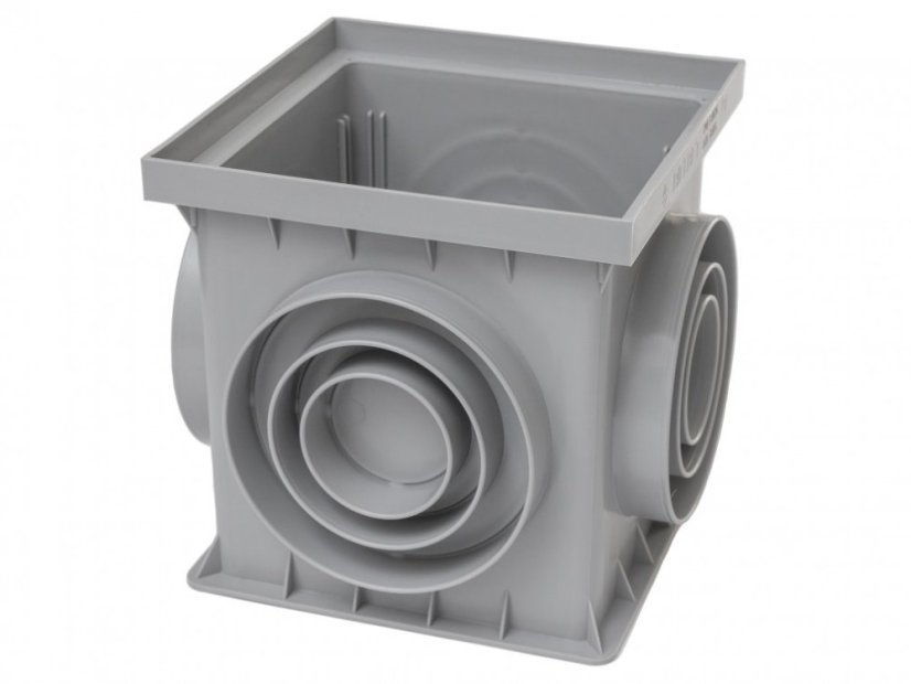Pozzetto d’ispezione con coperchio - Colore: nero