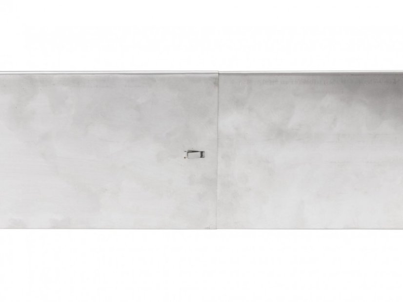 Bordure de jardin en acier inoxydable - Taille: 140 x 2000 x 0,5 mm