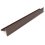 Scossalina frontale UNI con canalina di scolo - Colore: RAL 7024 grafite, Dimensione: 0,45 x 1200 mm