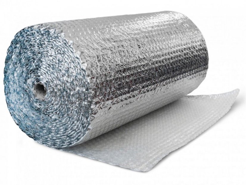 Reflexní parotěsná bublinková fólie ALUBAR Thermo Max - Rozměr: 1,2 x 25 m