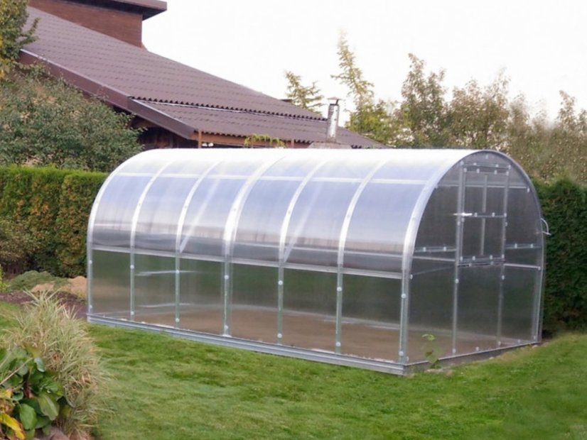Záhradný skleník z polykarbonátu Classic - Varianta: Classic PROFI, Rozmer: 4 x 3 m
