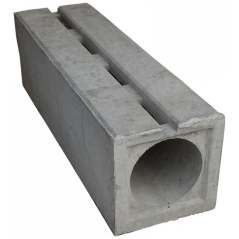 Caniveau en béton D400 à fente