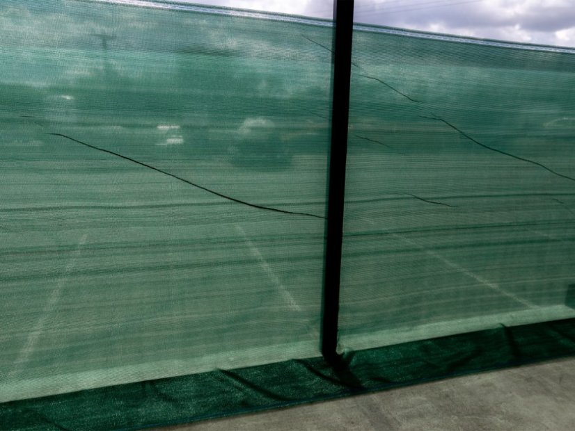 Schattiernetz 90% grün - Größe: 1 x 25 m