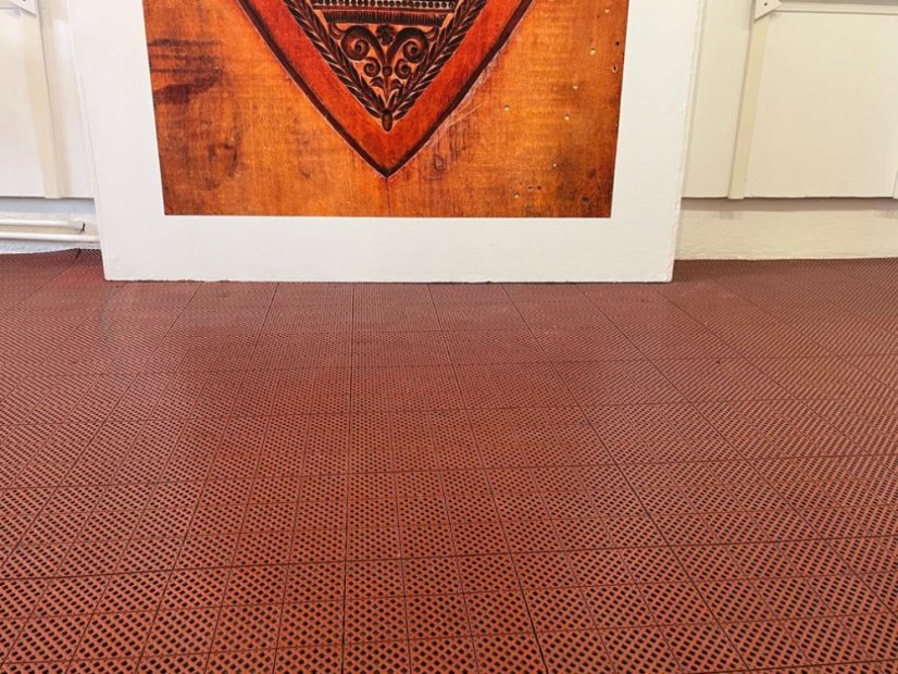 Terasová dlaždice Easygrid - terracota - použití