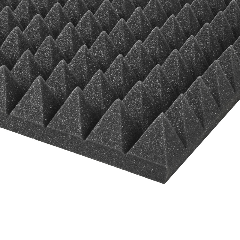 Akustikschaumstoff V-Profil - Größe: 50 x 50 x 7 cm