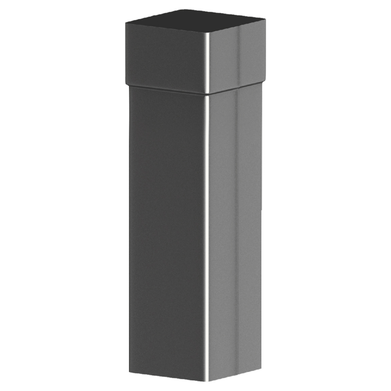 Regenpijp SQUARE 100 mm - Afmeting: 3 m x 100 mm