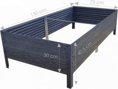 Aiuola rialzata Timber