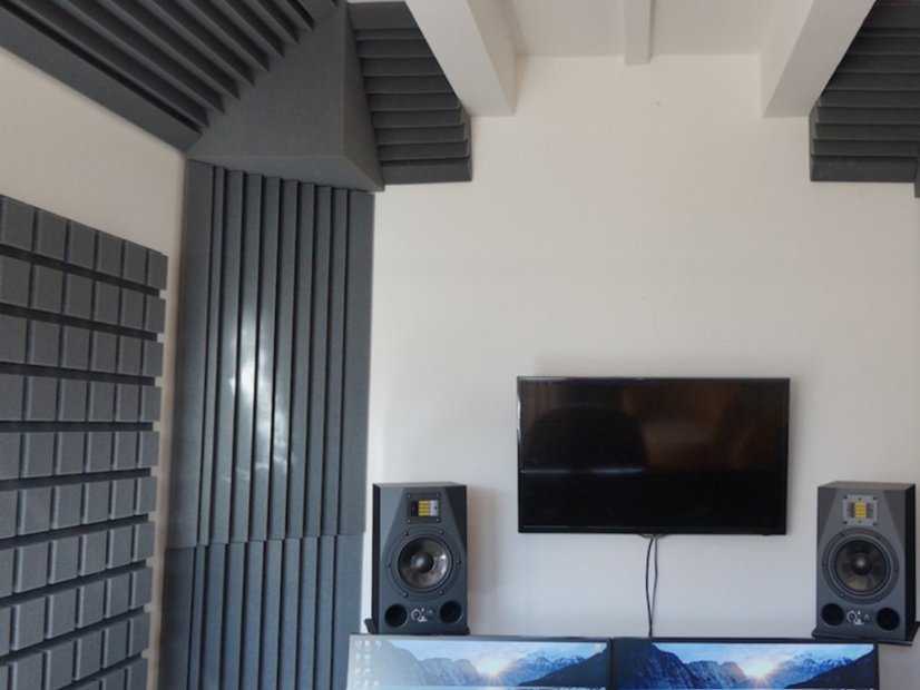 Professioneller Basstrap aus Akustikschaum - Größe: 100 x 40 x 40 cm