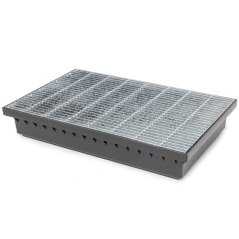 Tapis d’entrée avec grille galvanisée