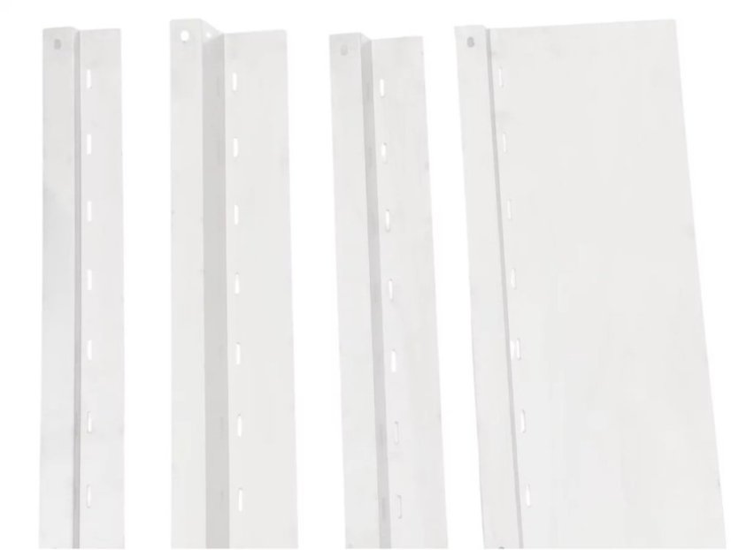 Afwerkprofiel Venti Gitter voor noppenfolie – roestvrij staal - Variant: VENTI T20