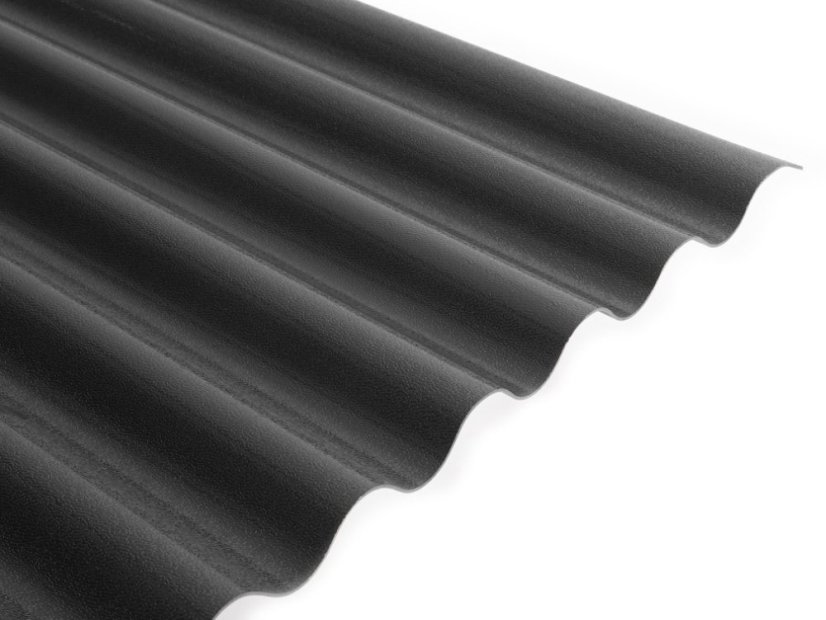 Vlnitá PVC střešní krytina Onduma antracit
